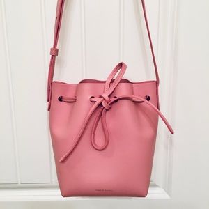 Mansur Gavriel Mini Mini Bucket Bag in Peony
